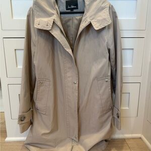 Sam Edelman Tan Trench Coat w/ hood